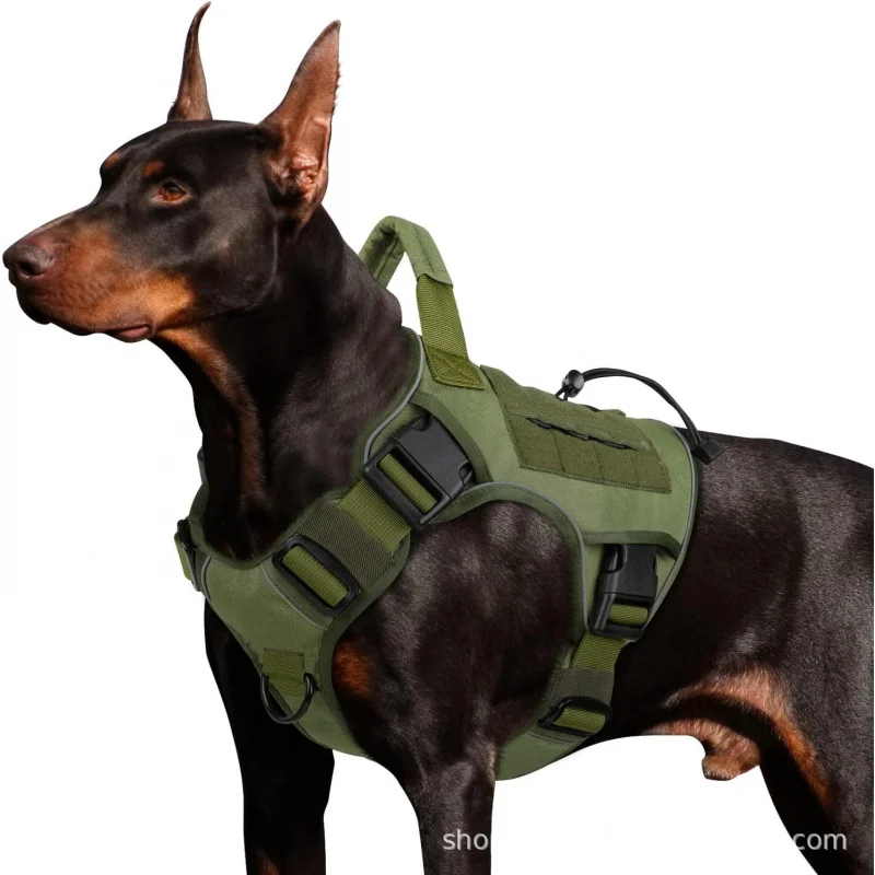 

Large Dog Blast-Proof Pet Harness Outdoor Tactical Vest for Dogs Waterproof Pet Chest Strap Suitable for Medium and Large Dogs