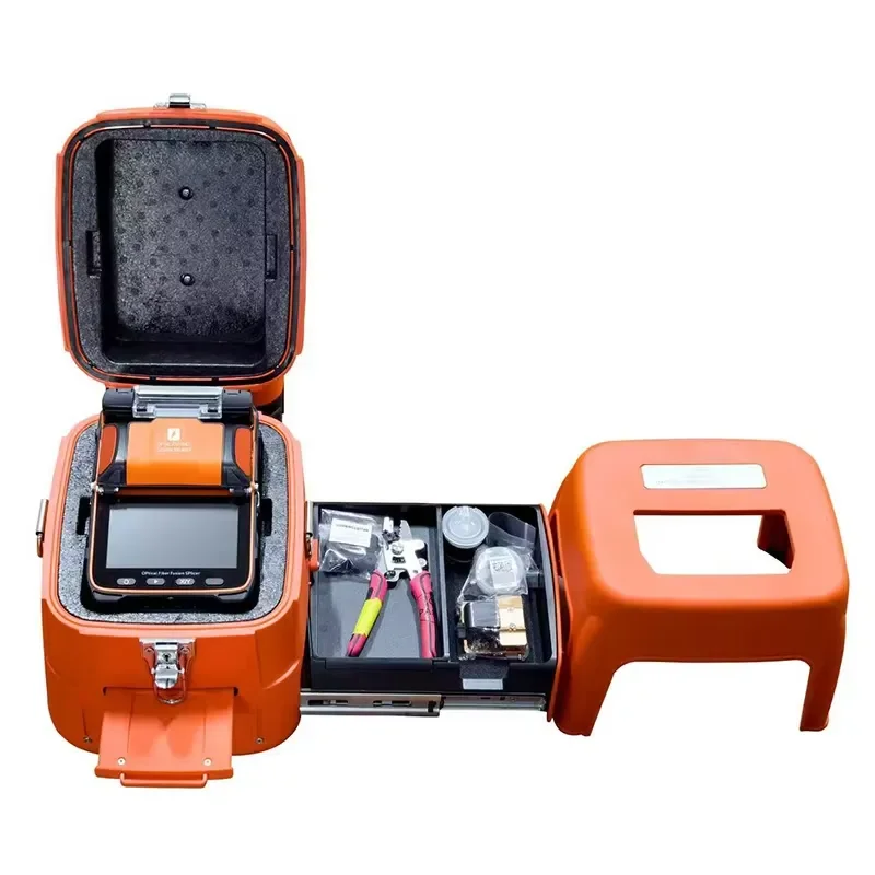 Real-time Control 5 Inch TFT Color Display FTTH Fiber Optic Splicing Machine Ai-9 Optical Fiber Fusion Splicer