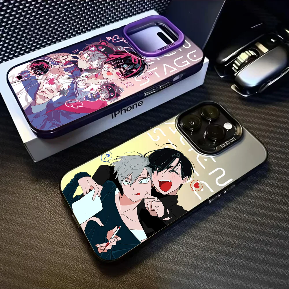 

Alien Stage Ivan Till Phone Case For iPhone 16 15 14 13 12 11 Pro Max Black Purple Matte Laser Metallic Aurora Funda