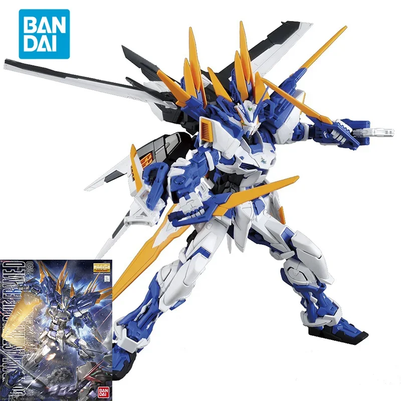 Bandai Original GUNDAM Anime Model MG 1/100 GUNDAM ASTRAY BLUE FRAME D Action Figure Assembly Model Toys Gifts for Children