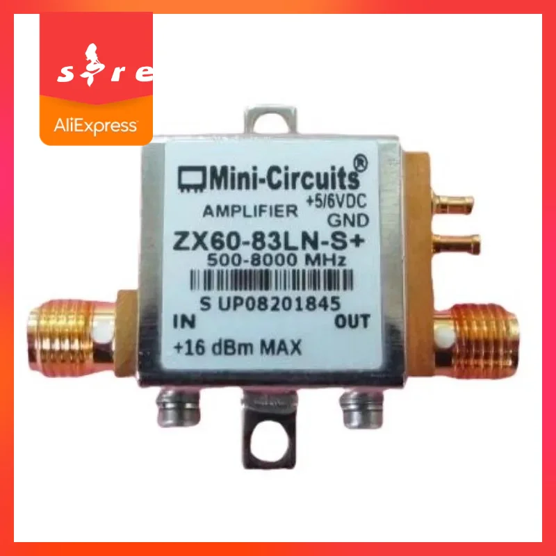 ZX60-83LN-S+ Low Noise Amplifier 50Ω 0.5 to 8GHz SMA Female