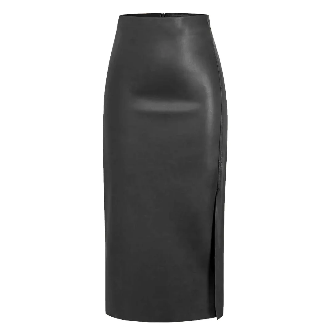 Leather Matte Slim Mini Sexy Fashion PU Hot Short High Waist Skirt Korean Nightclub Streetwear Black And Wine Red Short Skirts