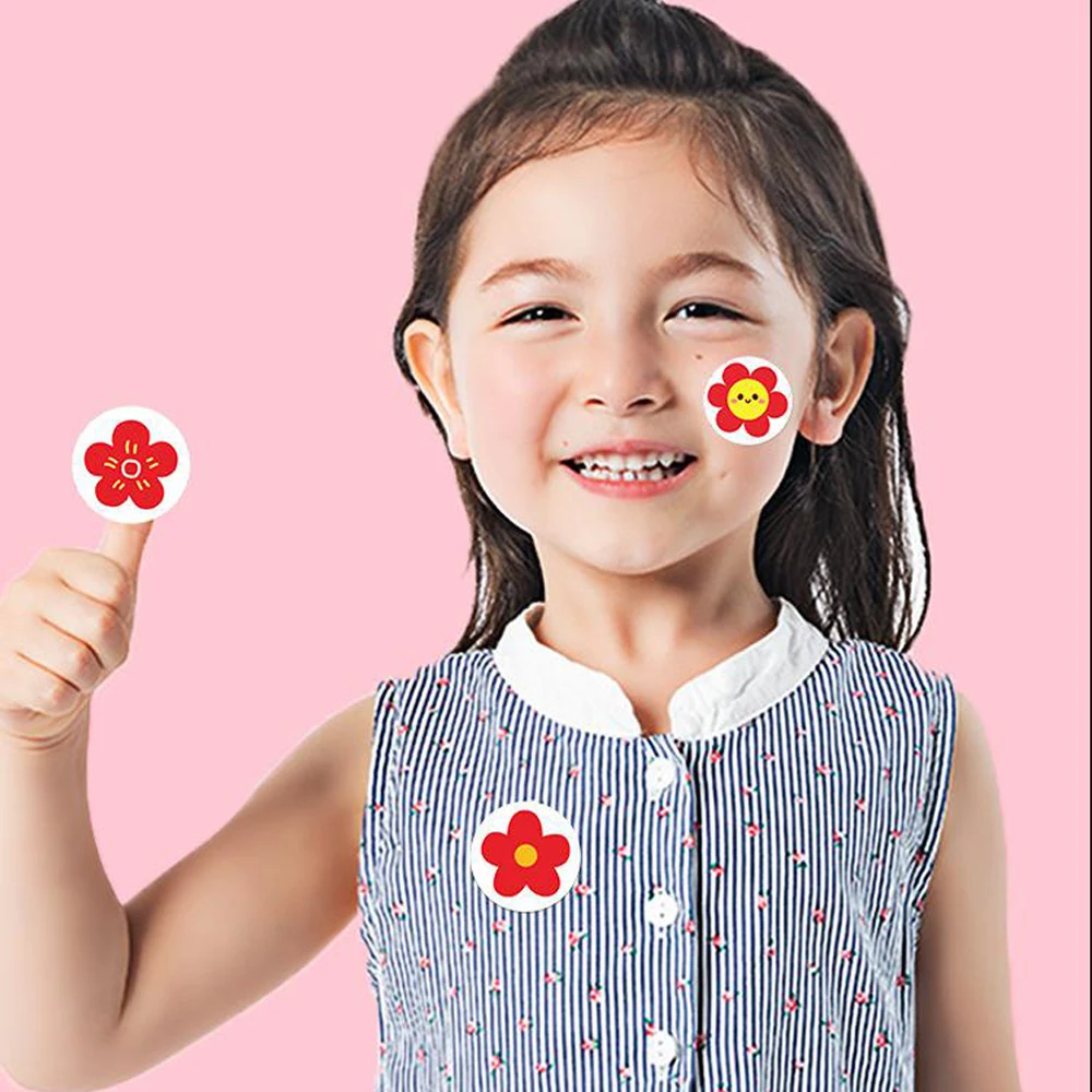 子供のためのかわいい花のステッカー報酬、登山スクラップブッキング、装飾ステッカー、教師、教室、消耗品、500個