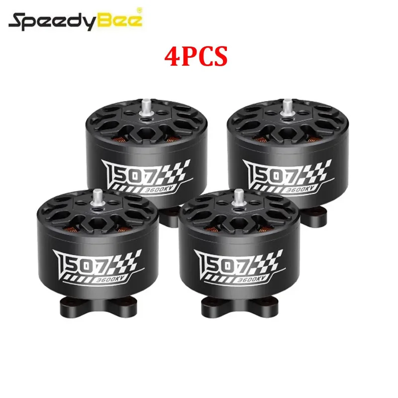 4pc,1pcs SpeedyBee 1507-3600KV Brushless Motor for Master3X 3-3.6-inch FPV Racing 12N14P 150mm FPV Drone Spare Parts