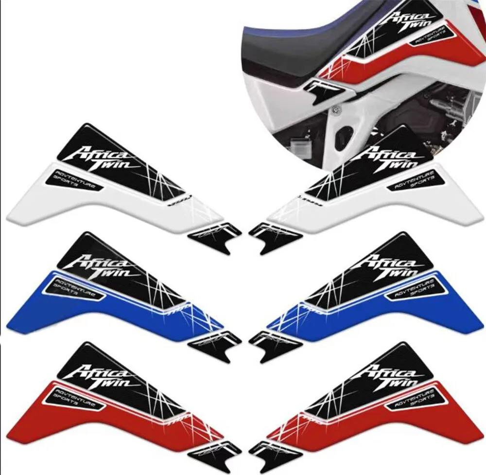 

High Quality For Honda Africa Twin CRF1100L CRF1100 crf 1100 L Motorcycle Stickers 3D Gel Tank Pad Fuel Oil Kit Decal