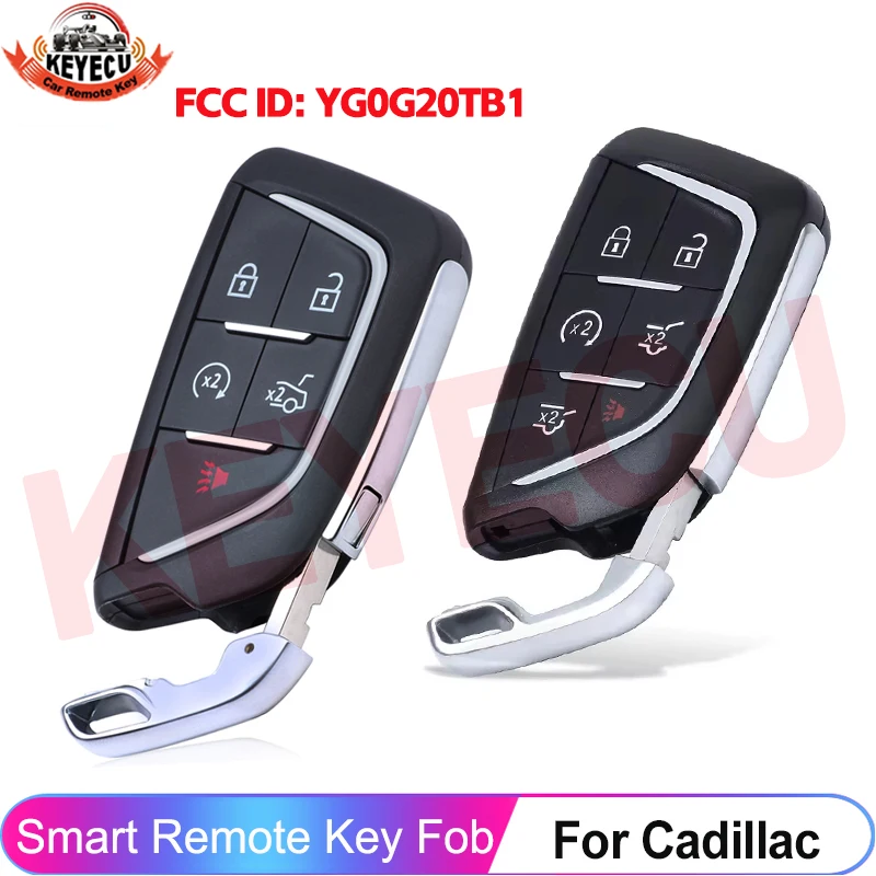 

Бесключевой доступ (Keyless Go) FCC ID: YG0G20TB1 для Cadillac Escalade CT4 CT5 2020-2024, умный пульт с 5/6 кнопками, 433 МГц, ID49