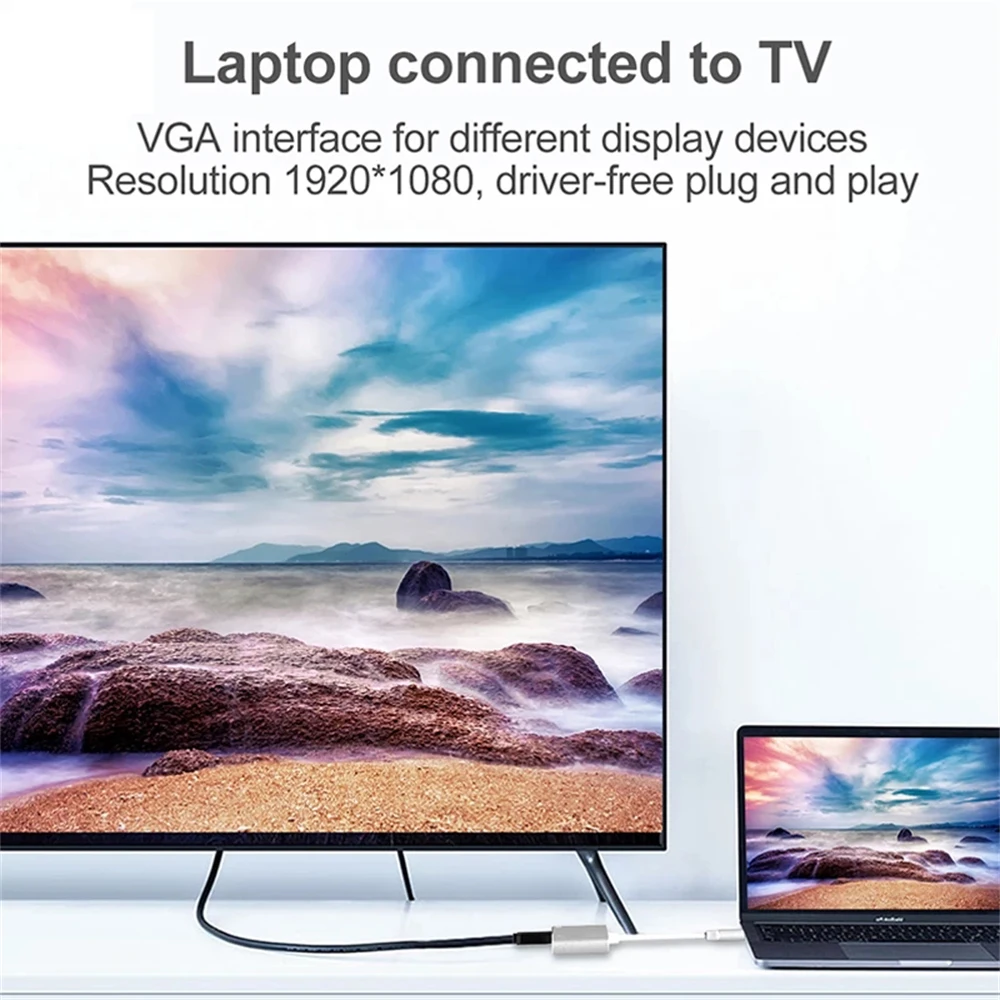 Expansion Dock 5 In 1 USB Splitter Vga Pd Adapter USB-c Zu 4k HDMI-kompatibel Computer Zubehör 4k 30hz Typ-c Hub