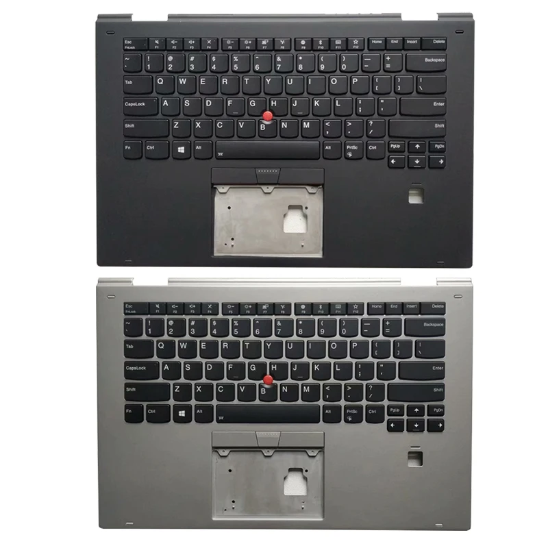 

NEW FOR Lenovo ThinkPad X1 YOGA 2nd Gen 2017 US/Latin/German laptop keyboard Palmrest upper cover backlit SM10M69725/SM10M69731