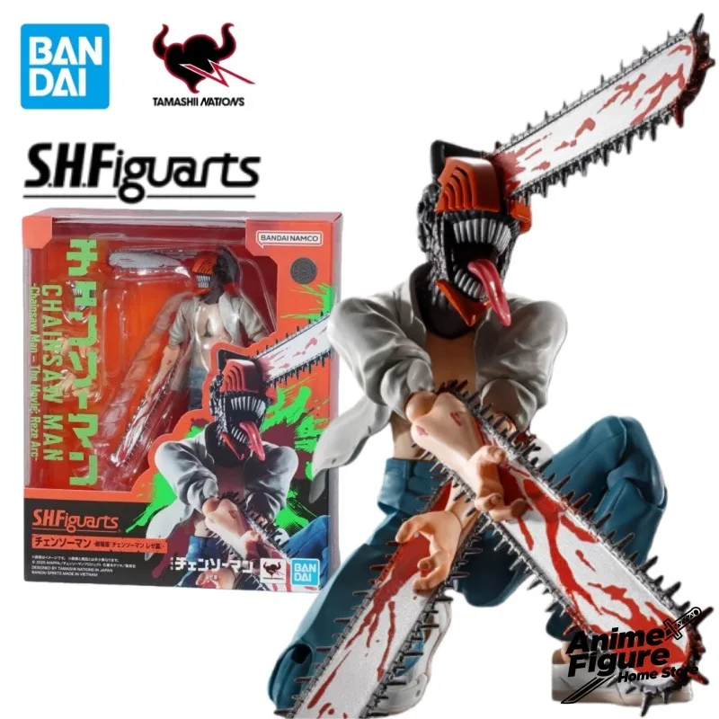 

100%Original in Stock BANDAI S.H.Figuarts SHF Chainsaw Man-The Movie Reze Arc Denji Anime Character Toy Model Collection Gifts