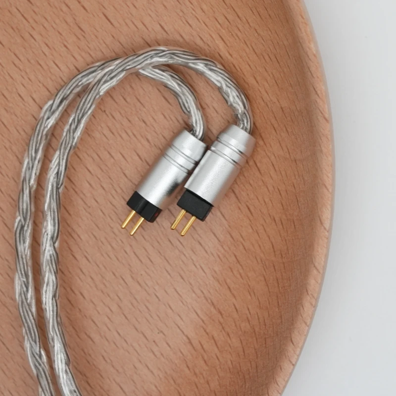 كابل ترقية سماعة أذن ivipQ -526 24 Core مطلي بالفضة، مع/QDC/MMCX/Recessed2PIN/3.5/4.4/For LZ A7 ZSX C12 V90 NX7MK4/BL-03