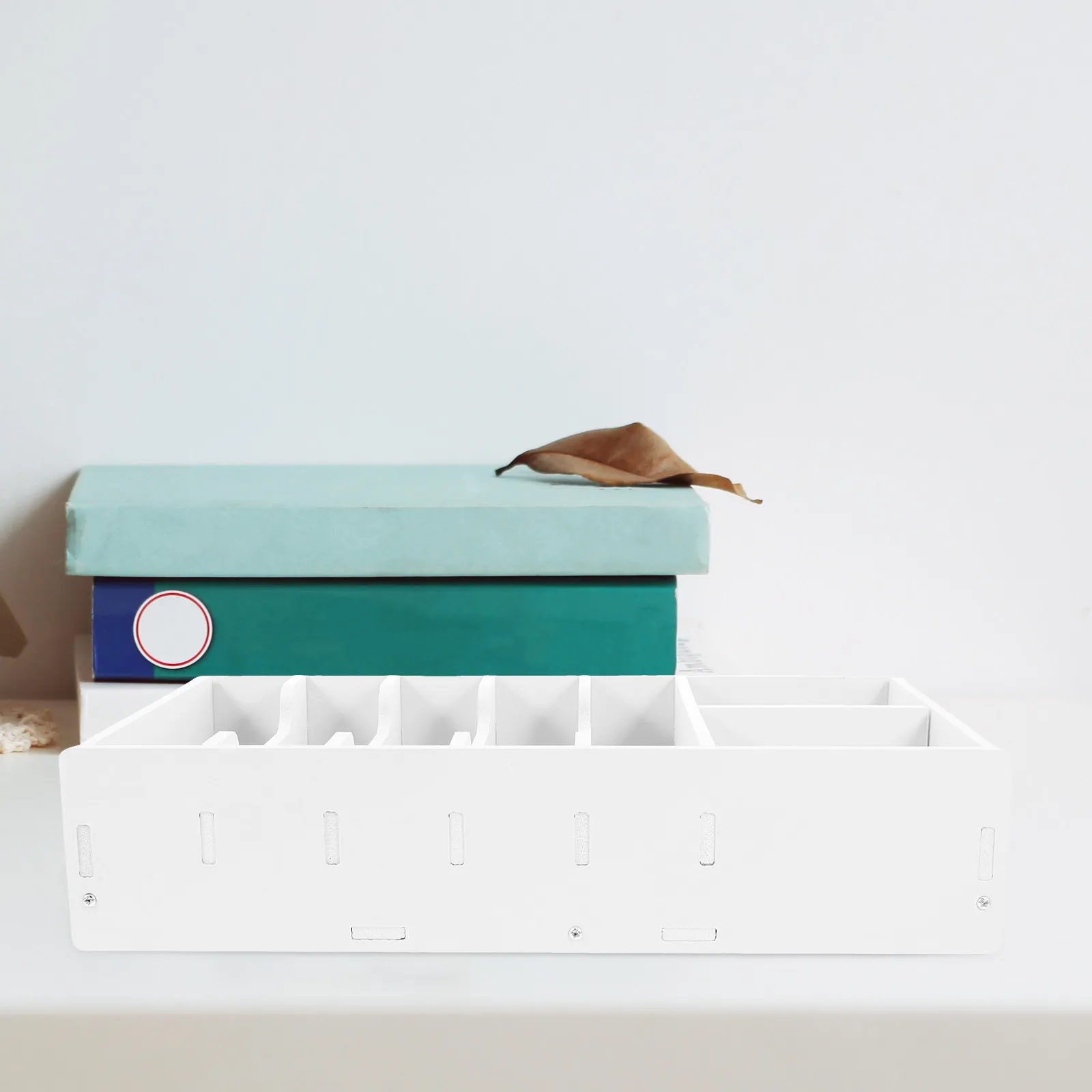 Cash Drawer Tray Organizer for Bills Currency Sorting Divided Compartment Storage Box PVC Money Holder Desktop Counter Business