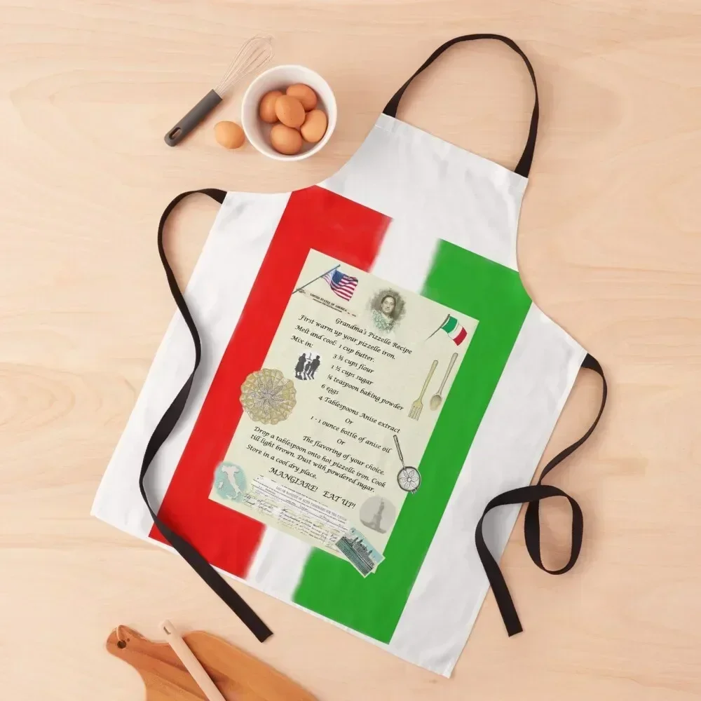 

Vintage Italian Pizzelle Recipe Italian Immigrant Apron Kitchenware Korean Kitchen And Home Items Home And Kitchen Apron