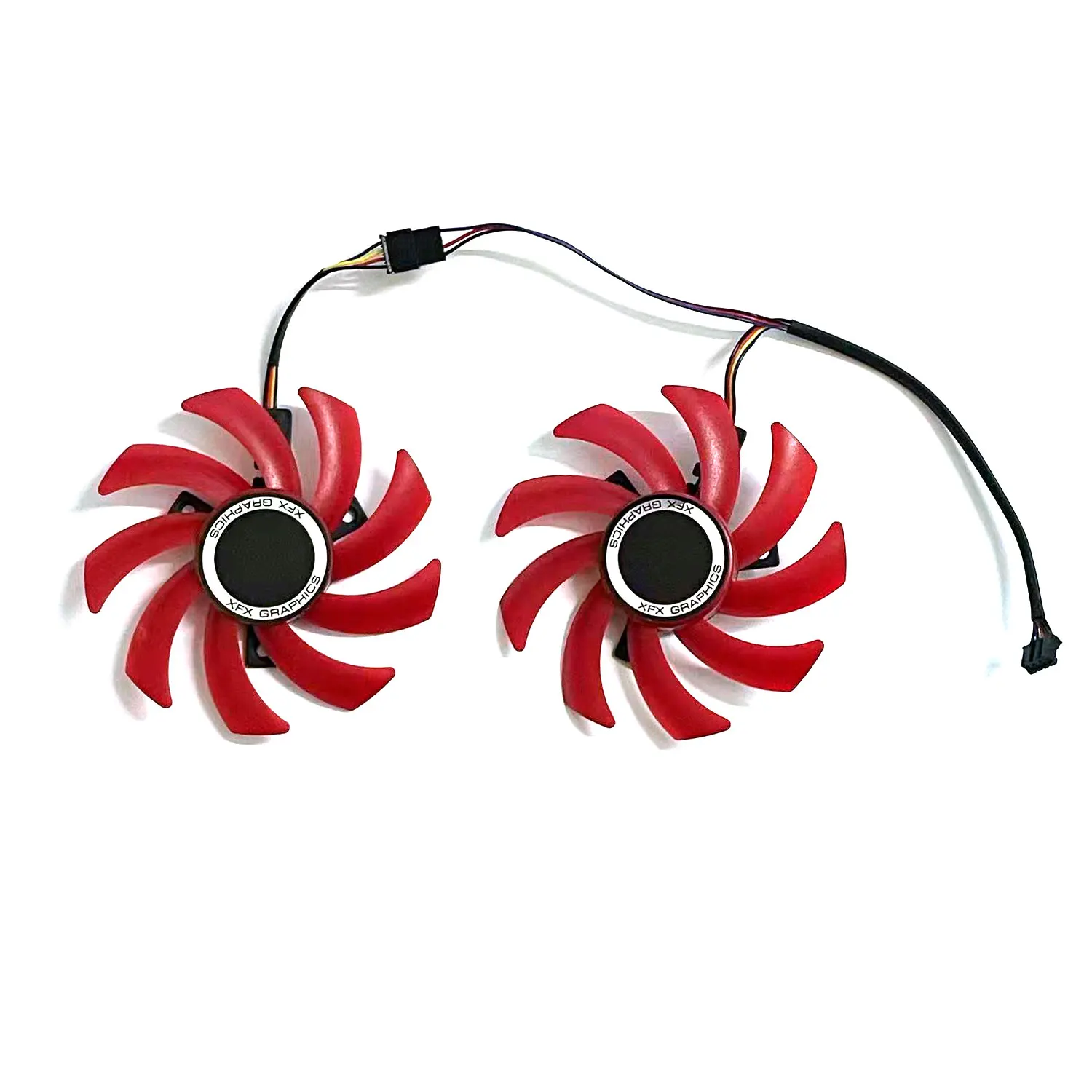 Suitable for HIS XFX RX 570 RS R9 285 390X RX580 graphics card 85MM FDC10H12S9-C FY09010H12LPB 4PIN GPU replacement fan