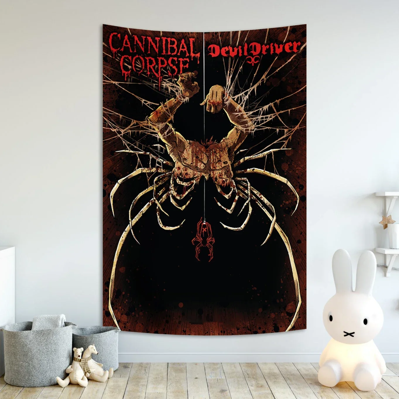 Heavy Metal Band Cannibal Corpse Tapestry Rock Movie Wall Art Bar Basement Décor Flag Gifts