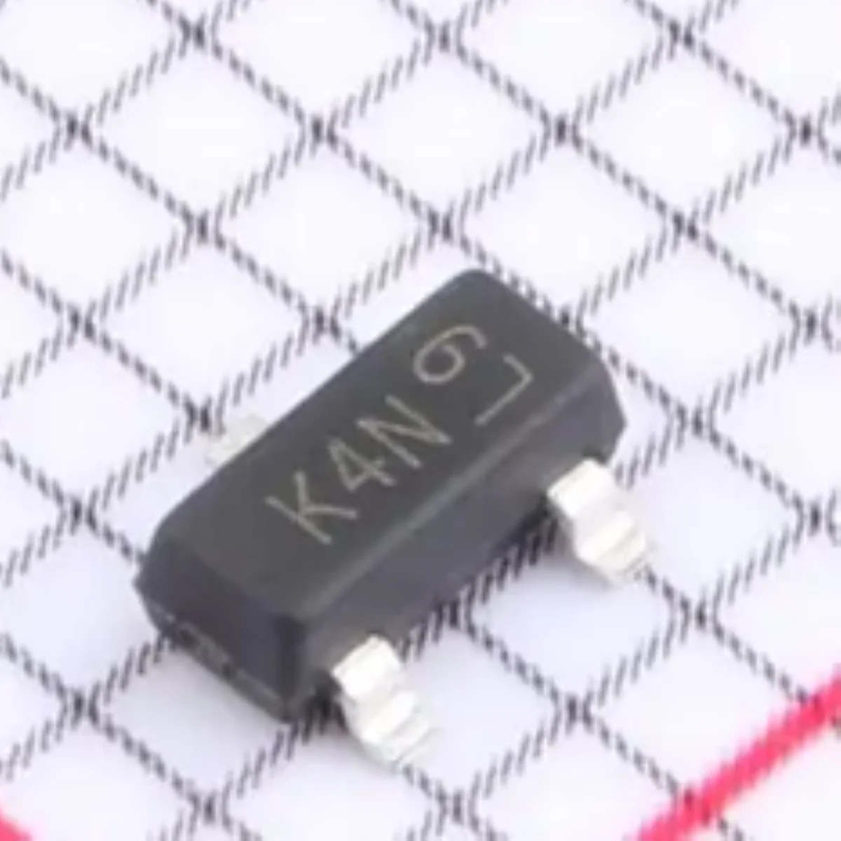MMBT5551-7-F Marking K4N SOT-23-3 TO236AB NEW Original Triode BJT 300mW 160V 600mA 0.6A NPN HIGH VOLTAGE TRANSISTOR IN MMBT5551