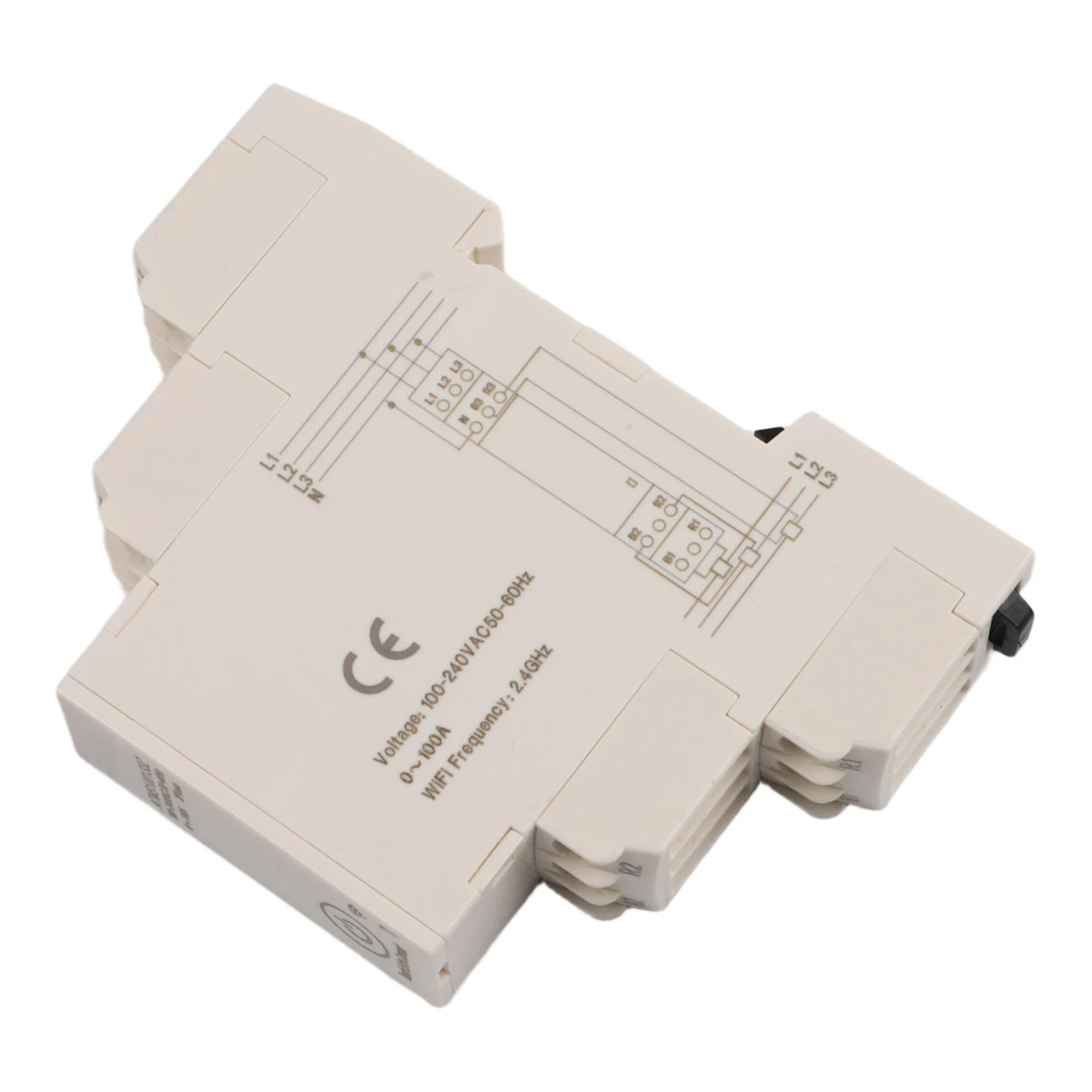 For Zigbee Connected 3 Phase 4 Wire Power Monitor for Home and Industrial Use with Current Transformer 0.5 Class Accuracy Rating