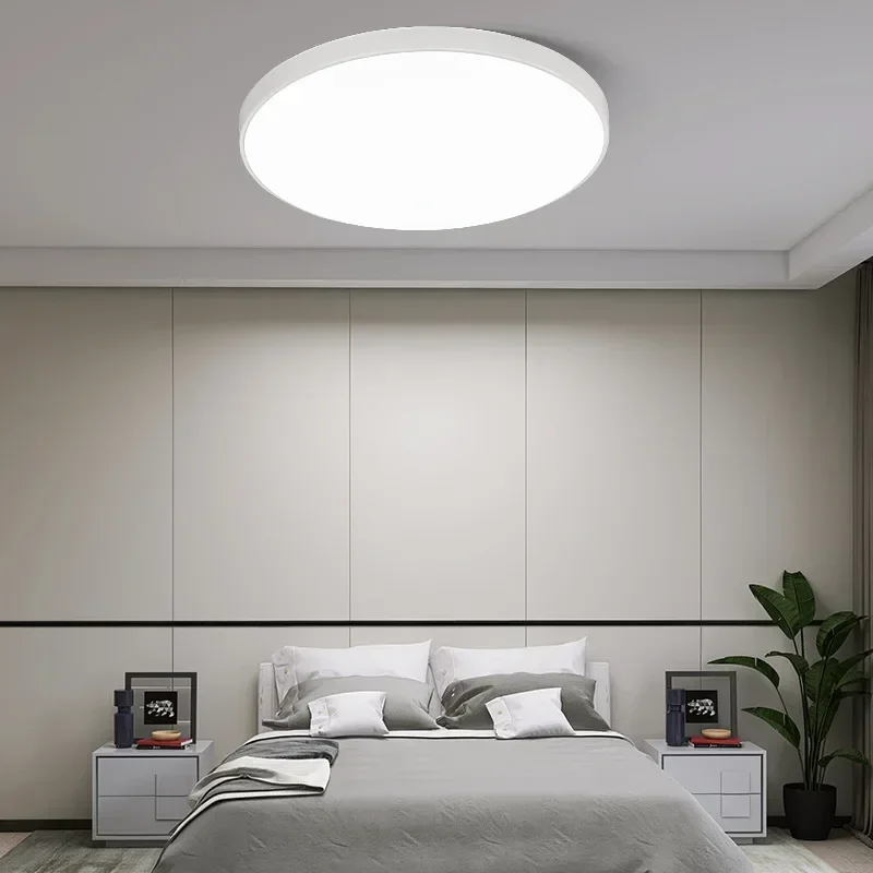 Study Eye Protection Simple Bathroom Circular Ultra-thin LED Bedroom Balcony Lamp Hallway Lamp  Three Prevention Ceiling Lamp