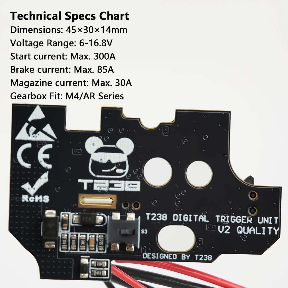 T238 DTU 1.42 V2 QUALITÄTS-Mikroschalter-Version für V2-Getriebe – Detail 15