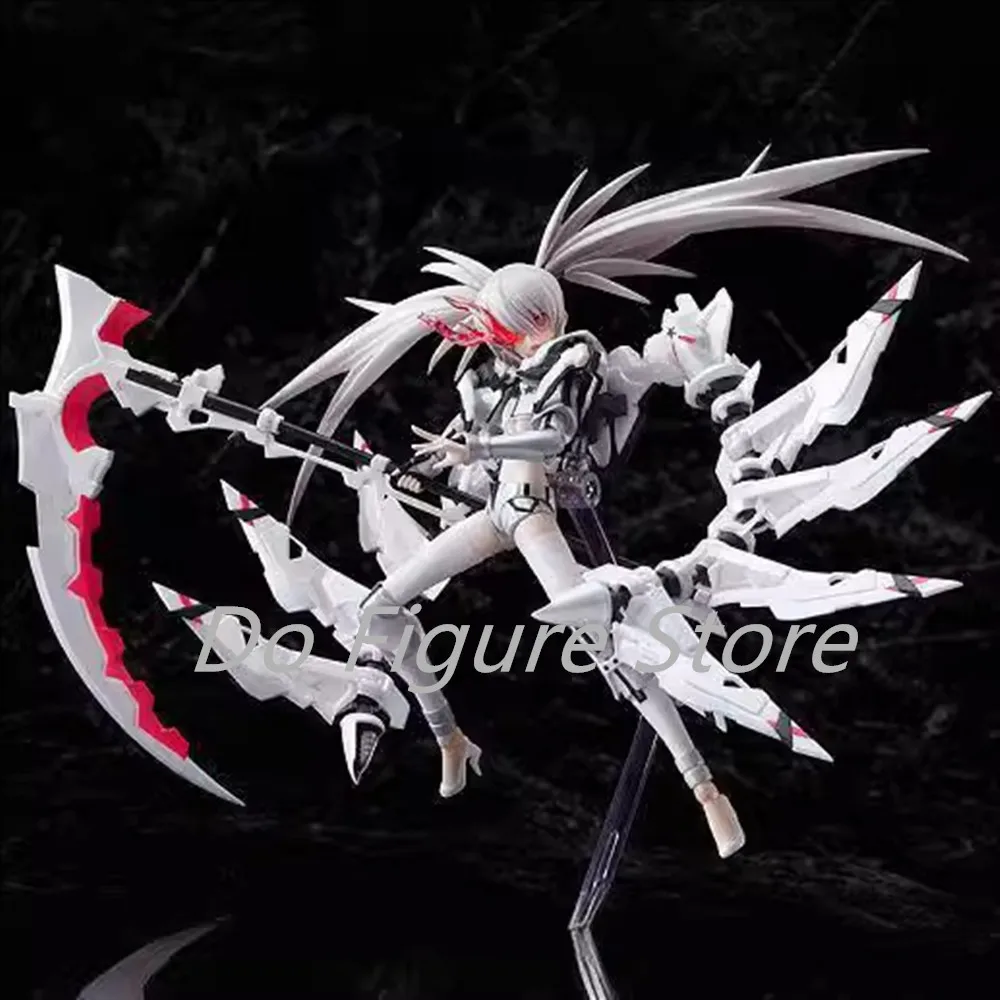 15cm SHF figura Black Rock Shooter The Game Action Figure White Premium Figma SP-033 Model Collectible Sexy Cool Girl Toy