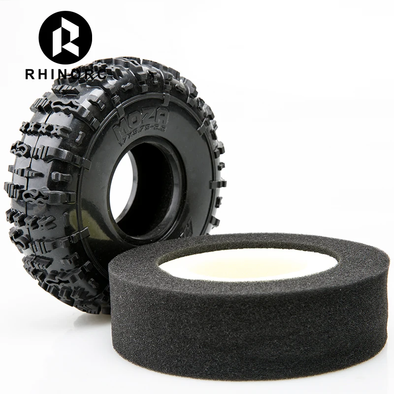 

RHINORC MOZA 2.2 inch Soft Dual Foam Competition RC Crawler ROCK Tires Super Sticky For Pro and Sporty class (2pcs)