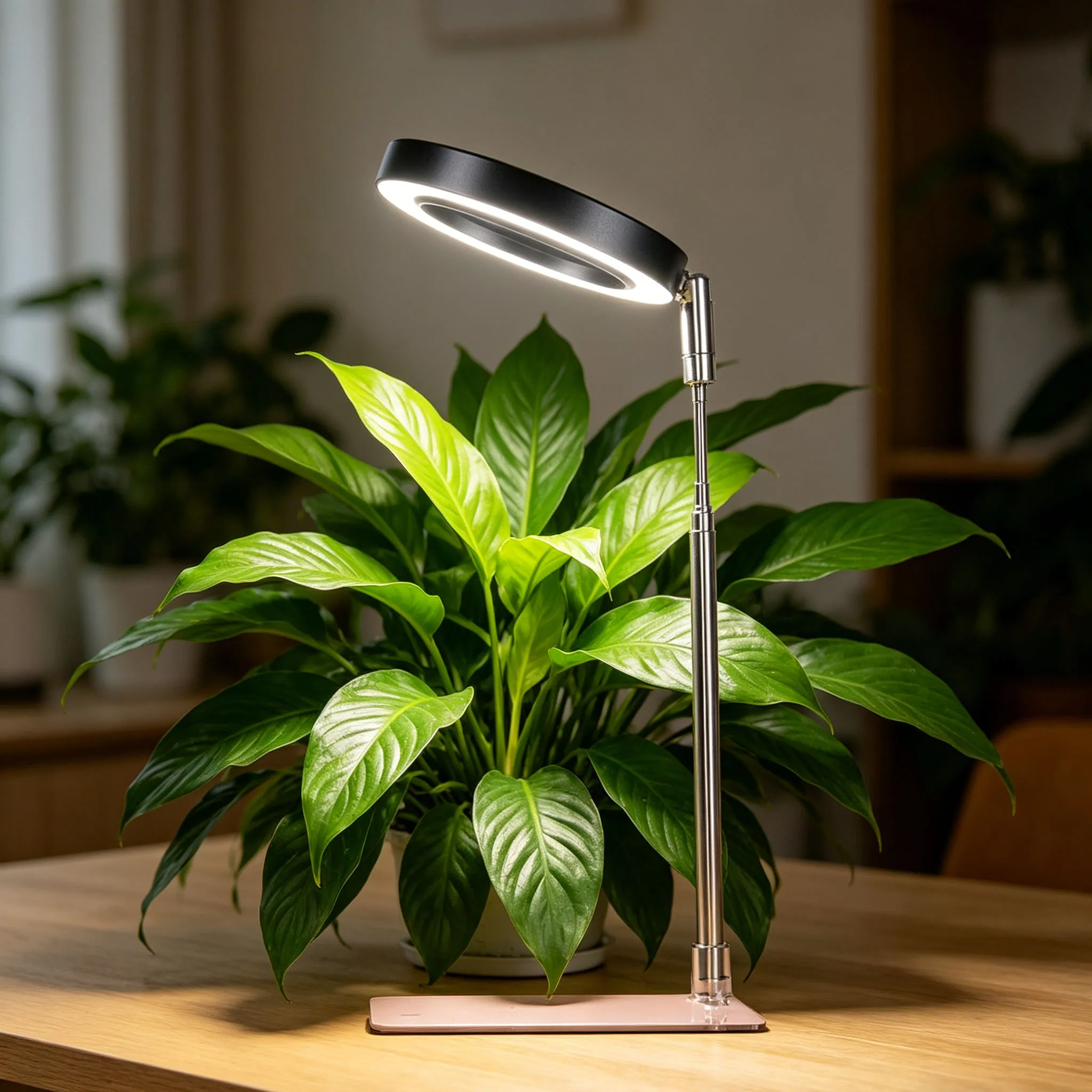 Indoor Full-Spectrum Plant Growth Lights, Led Plant Lights, and Indoor Sunlight-Like Growth Lights Are Suitable for Indoor Plants and Grow Lights with Retractable Bases image 5