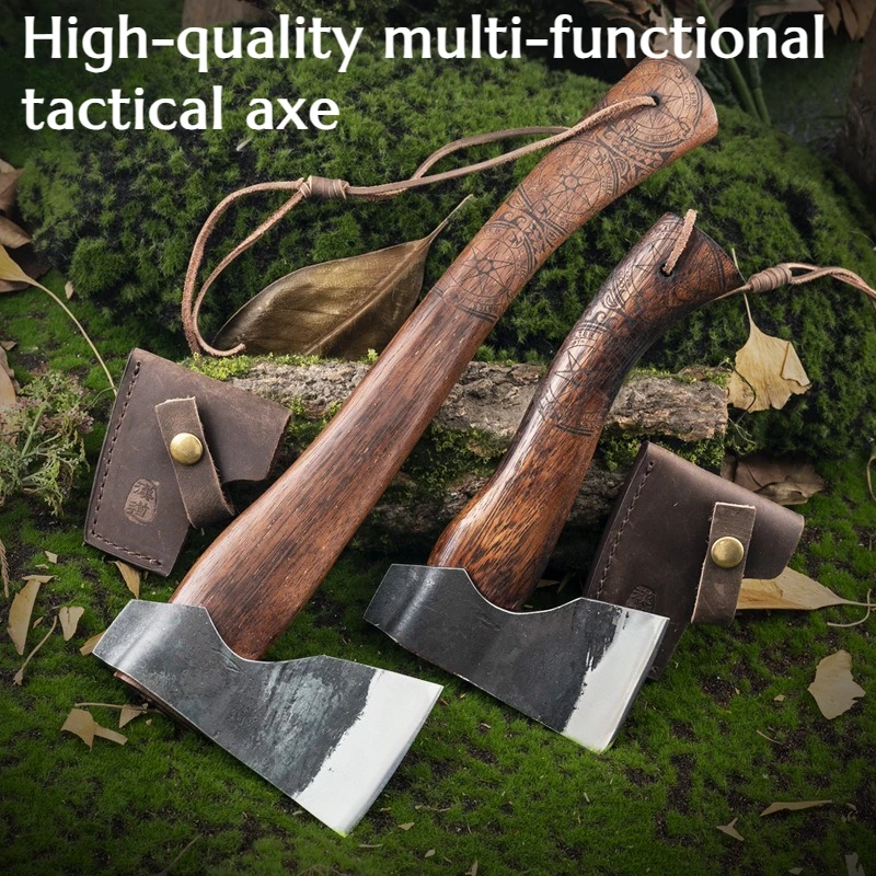 

High-quality Hand-forged Axe Multi-functional T actical Axes Rescue Emergency Outdoor Equipment Household Felling Hand EDC Tools