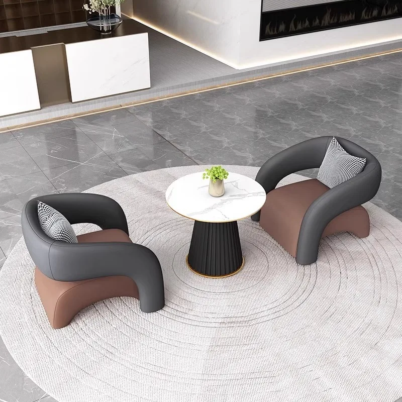 مكتب الفندق كرسي أريكة الراحة مكتب المبيعات منطقة الاستقبال طاولات وكراسي التفاوض