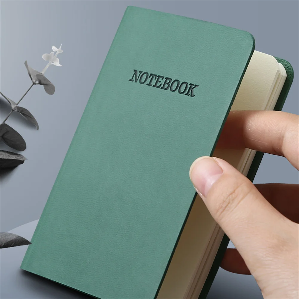 A7 Mini Notebook Portable Simple Pocket Notepad Memo Diary Planner Agenda Organizer Office School Students Stationery 5 Colors