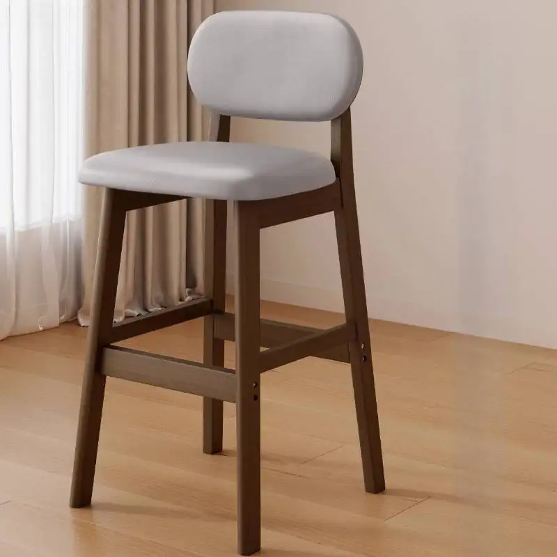 

Decorative Piece Bar Chair Back Support Backrest Home Counter Stools Bar Chair Foldable Restaurant Sillas De Comedor Furniture