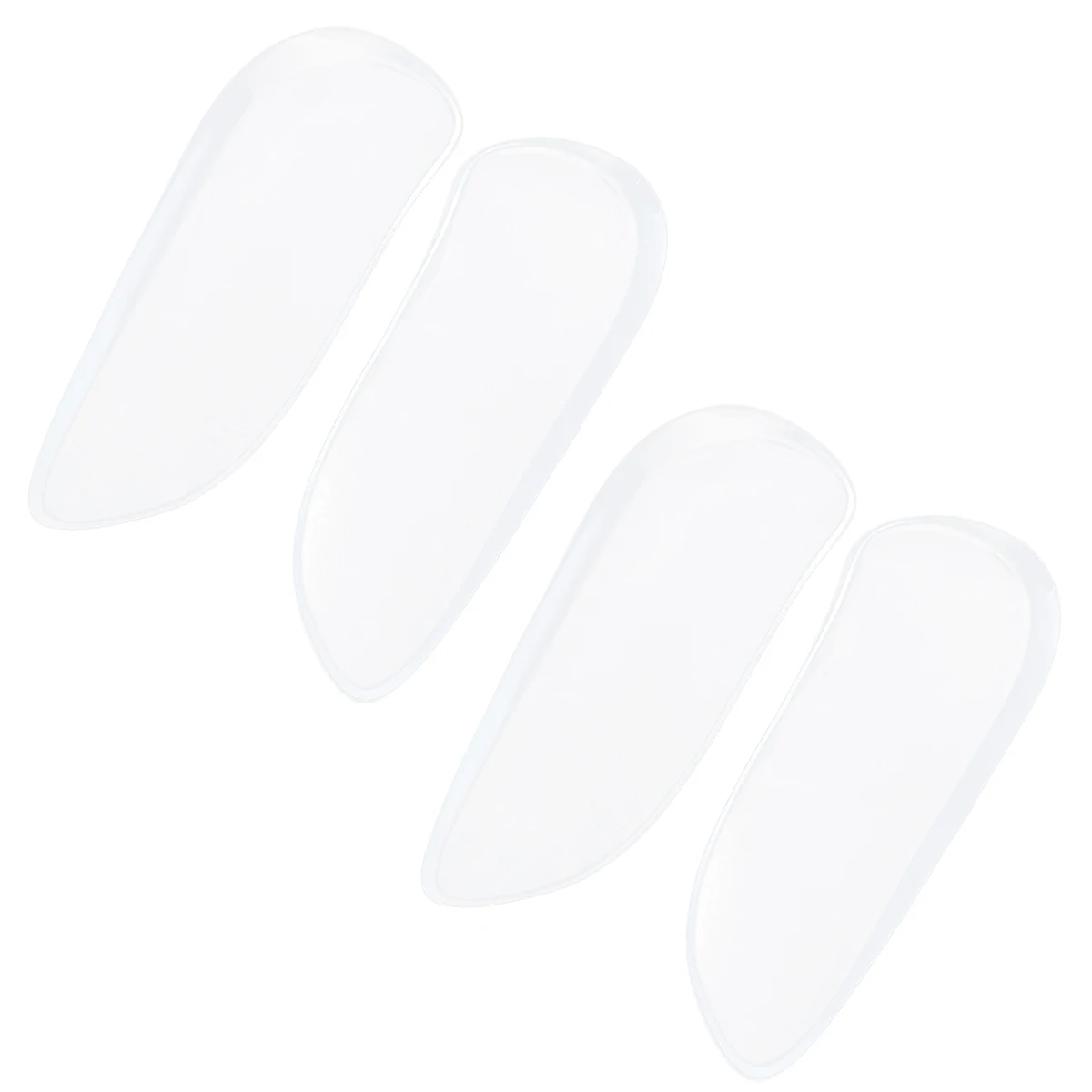 

2pcs 2 Pairs Type Leg Orthotic Heel Pads Wedge Shaped Shock Absorbing Support Insoles For O X Legs Daily Walking Running