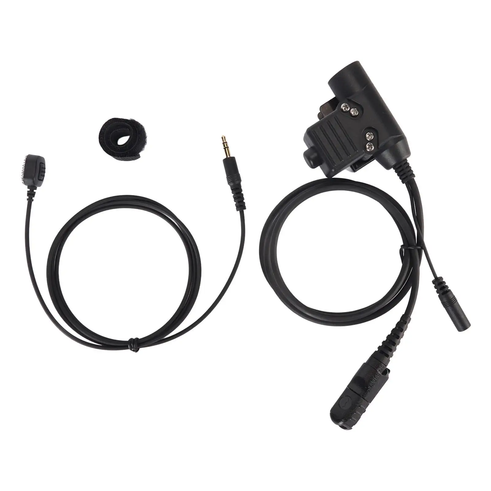 

U94 PTT Adapter with Back Clip for Portable Walkie Talkie Headset - Compatible with for xir P6600 P6620 DP2400 MT3250 H