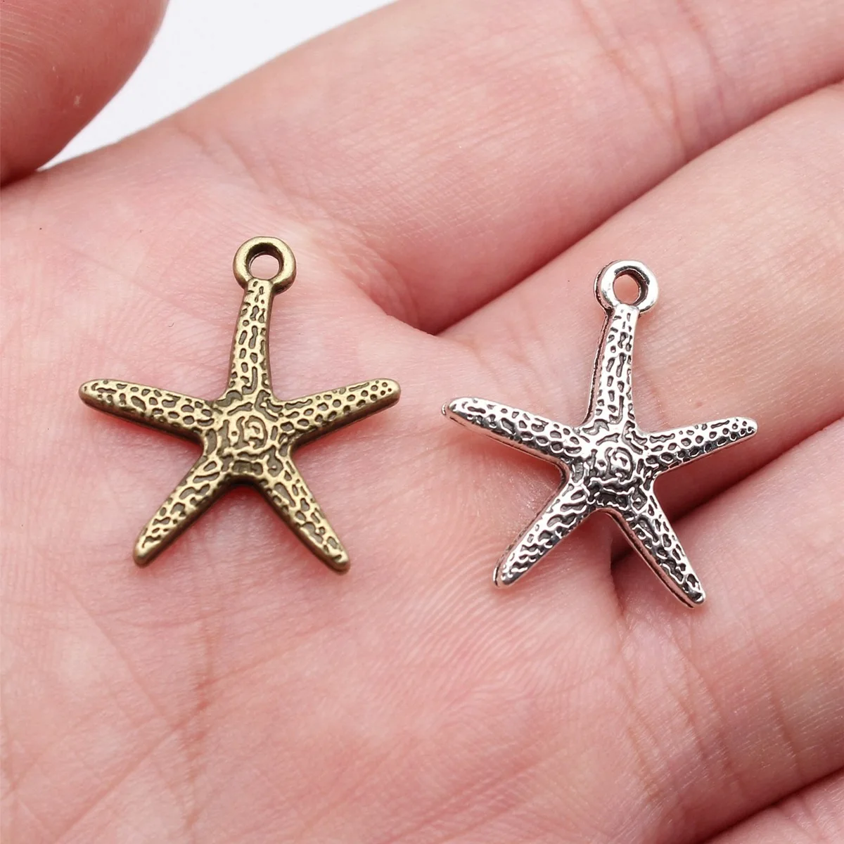 Starfish Ocean Charm Collection Animal Charms For Beach Ocean Theme DIY Bracelet Necklace Jewelry Making Supplies For
