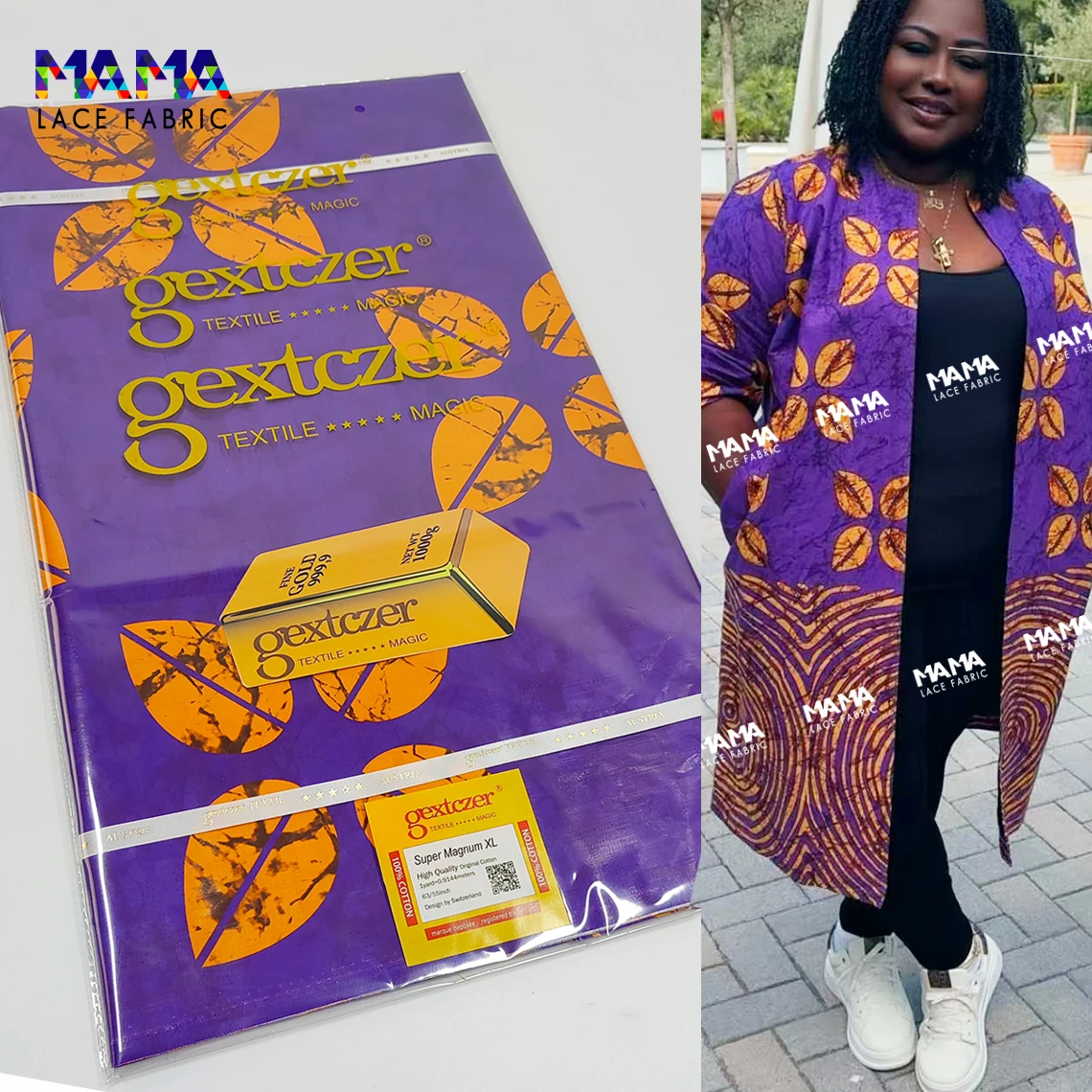 

Фиолетовая ткань Базен с принтом Мали, 2026, высокое качество, нигерийская ткань с принтом, оригинальная африканская ткань для шитья на свадьбу