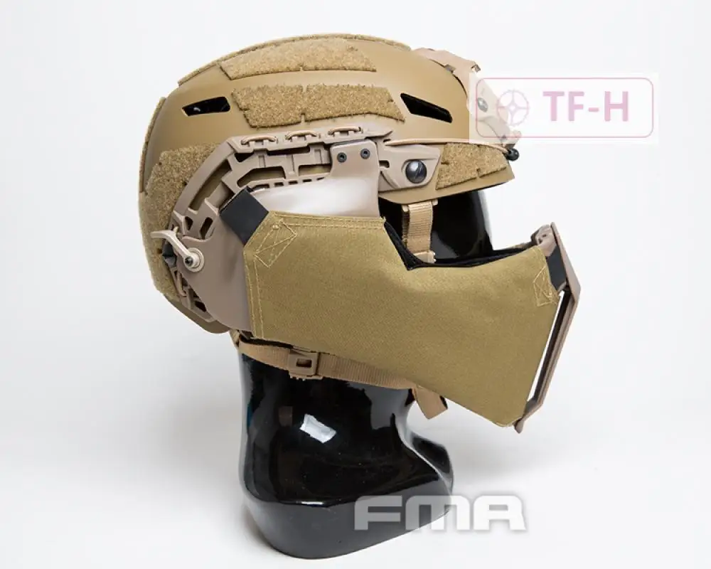 FMA Gunsight Mandible Tactical Half Face Mask for Highcut Helmet Side Guide Rail TB1304