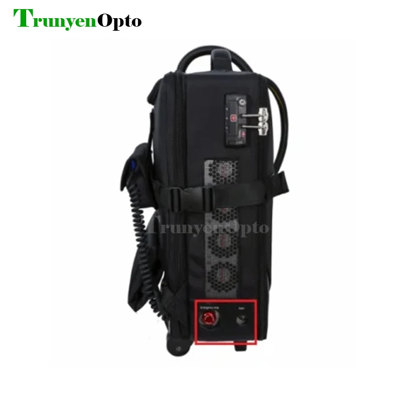 Portable  Backpack 50W Fiber Laser Cleaning Rust Machine for Rust, Paint, Oil, Dust Cleaning