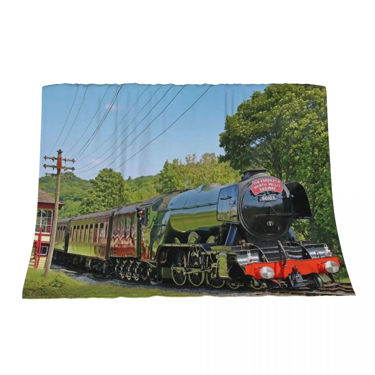 

Flying Scotsman 60103 Centenary KWVR - 10 Throw Blanket sofa bed Decorative Throw manga Blankets