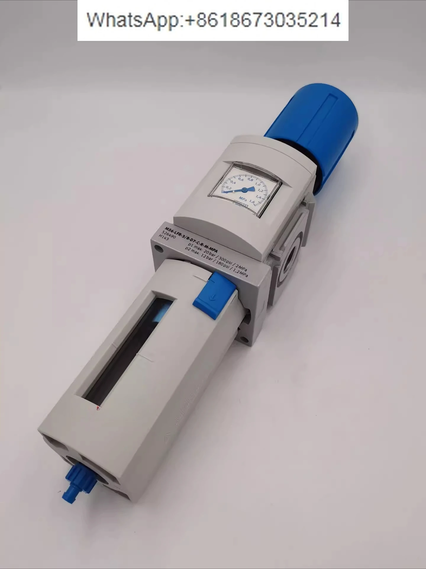 

Pressure reducing valve MS6-LFR-3/8-1/2-D6/D7-C/E-R/U-M/V-AS 529184
