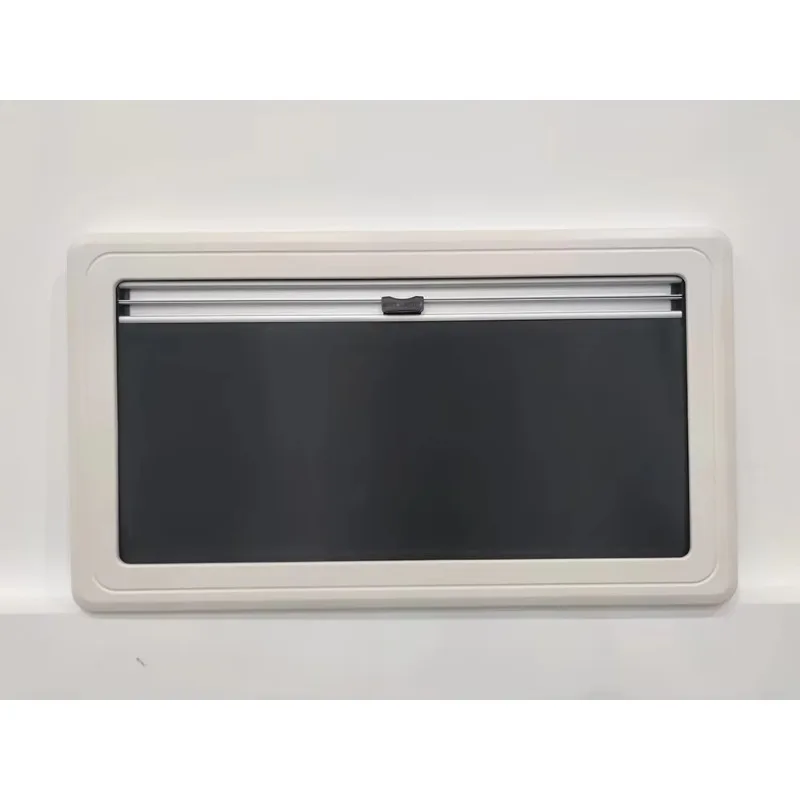 STLF الأبيض ABS الإطار الداخلي RV نافذة متنقل الزاوية اليمنى 500x450 مللي متر سبائك الألومنيوم نافذة القافلة #3