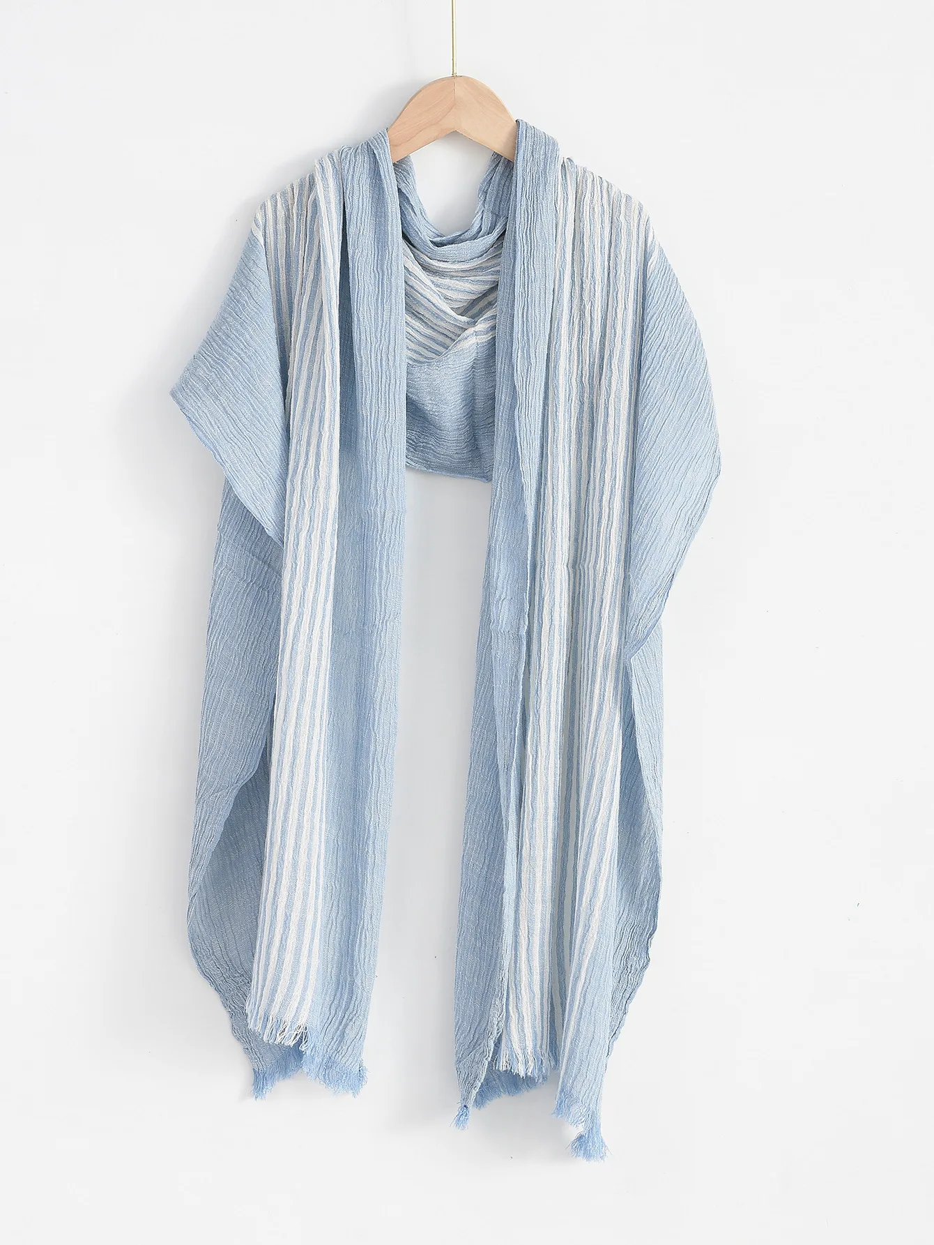 Mode Männer Schal Baumwolle Leinen Gestreiften Schals Herbst Winter Warme Halstuch Pashmina Casual Männlichen Zubehör Bufandas Schals – Detail 6
