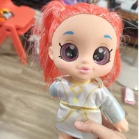 New 10-inch 5-joint 5D Eyes Fat Body KPOP Witch Group Girl Doll with Music Sound Vinyl Toy Blue Tiger Figure Gift Collection 5