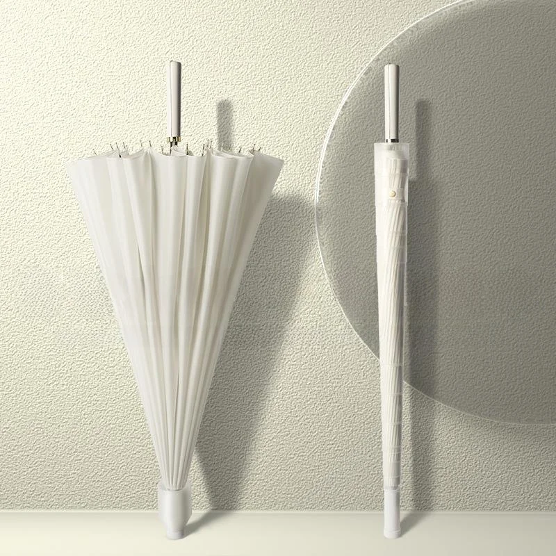 

Large Thiened Long Handle Straight Sti Umbrella for Men Busin Waterproof Car Carried Anti-Heavy Rain Advertising Umbrella