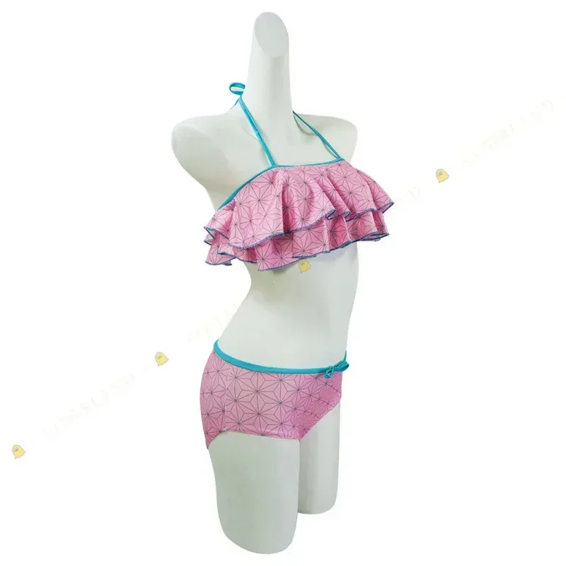 بدلة استحمام جديدة للفتيات لعام 2025 كيميتسو نو يابا يوكاكو بيكيني كامادو تانجيرو نيزوكو زينيتسو كانروجي ميتسور ★   هاكسيبا