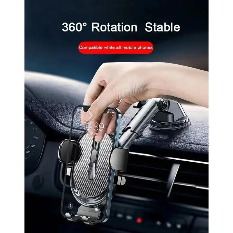 Universal Sucker Car Phone Holder 360 °   Windshield Car Dashboard Mobile Cell Support Bracket for 4.0-7 Inch Smartphones