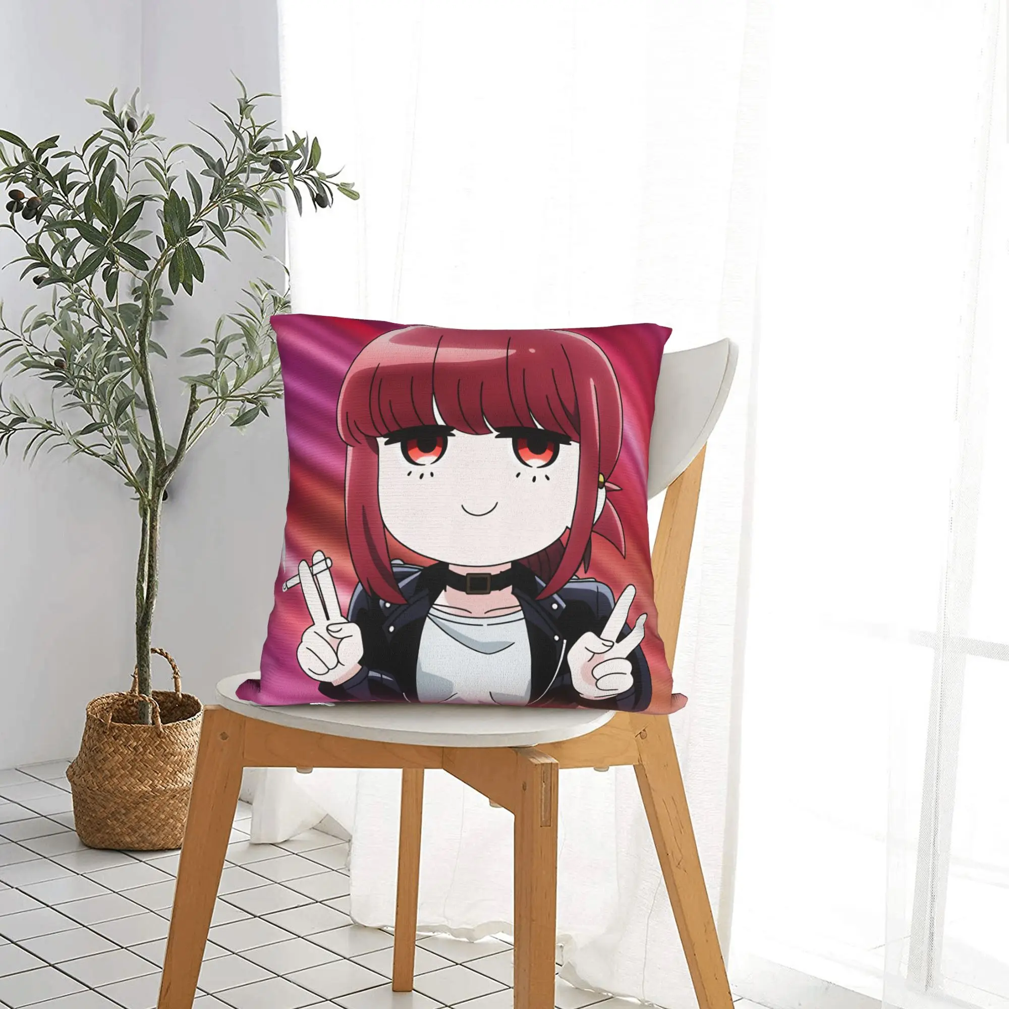 Smoking Behind Supermarket Yamada  Pillow Case  Soft Pillow Cover For Living Room Bed Chair Funny Pillowcases