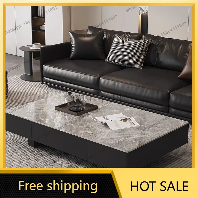 XX.Italian Luxury Coffee Table Living Room Modern Simple Small Coffee Table Minimalist Designer Mesa Auxiliar Living Room Furnit
