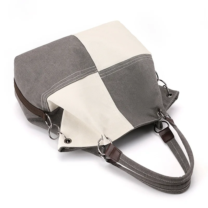 Shoulder Canvas Bag for Women Trend Canvas Bag Multifunction Design Fashion Large Capacity Handbags Female Totes Women Bags 2024