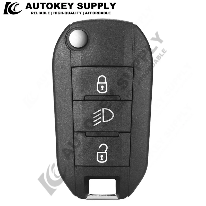 3 Buttons Remote Key Shell Case With VA2 Blade For Peugeot 208 2008 301 308 508 5008 RCZ For Citroen C-Elysee C4