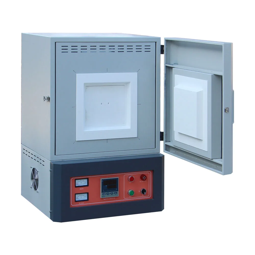 1700C High Temperature Box Ceramic Fiber Chamber Cylinder Alumina Heater Equipment Muffle Furnace Kiln Heating Chamber