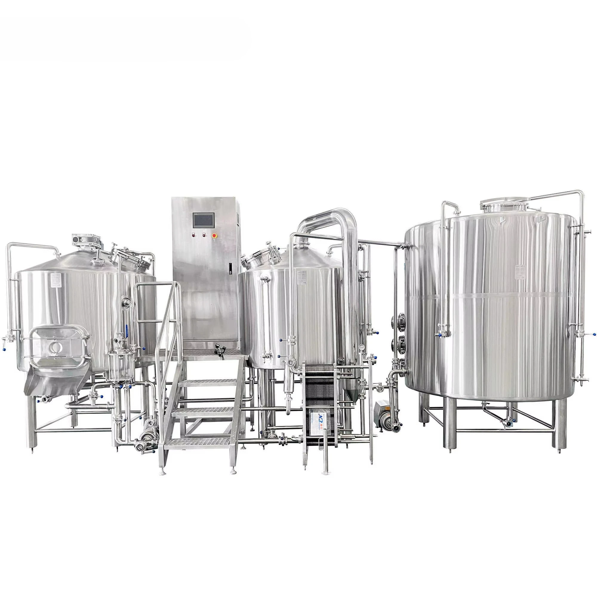 High - Efficiency Craft Brewhouse System, Stainless Steel Mash Tun Brewhouse Equipment Combination