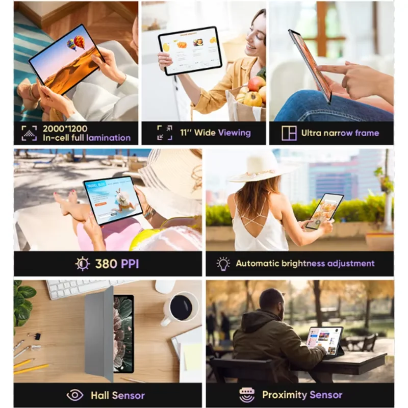 N-one NPad X1 11 ''Android 13 tablette (8 + 8) GB RAM 128 GB ROM 2K FHD MTK G99 8 + 20MP + 2MP caméra 18 W PD Charge rapide